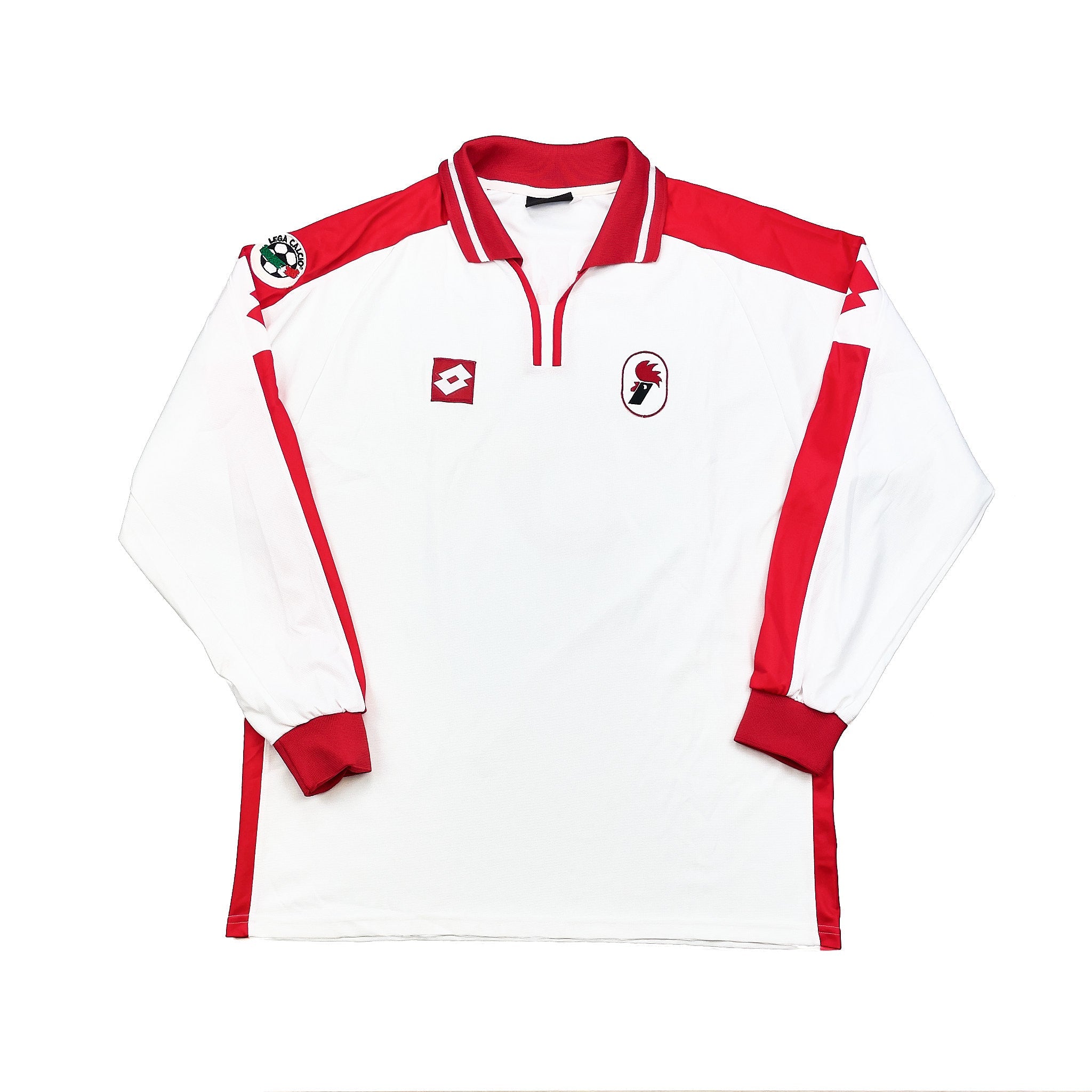 Buy 2002/03 Bari Neqrouz 5 L/S *Match Issue* Home Shirt (XL) Lotto ~ Free worldwide shipping ~ Authentic Vintage Football Shirts from Cult Kits