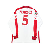 Buy 2002/03 Bari Neqrouz 5 L/S *Match Issue* Home Shirt (XL) Lotto ~ Free worldwide shipping ~ Authentic Vintage Football Shirts from Cult Kits