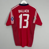 Shop 2002/03 BAYERN MUNICH BALLACK #13 C/L HOME SHIRT (M) ADIDAS, classic football shirts, vintage football shirts & retro soccer jerseys at Cult Kits