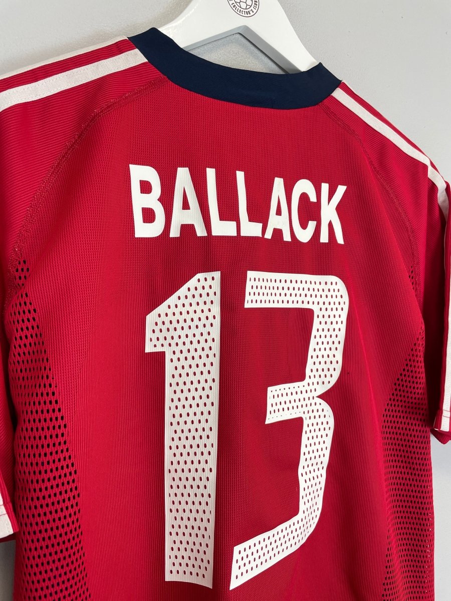 2002/03 BAYERN MUNICH BALLACK 13 *PLAYER ISSUE* HOME SHIRT (L) ADIDAS - Cult Kits - Large - Buy Vintage Football Shirts, Authentic Retro Football Shirts For Sale, Classic Football Shirts & Soccer Jersey