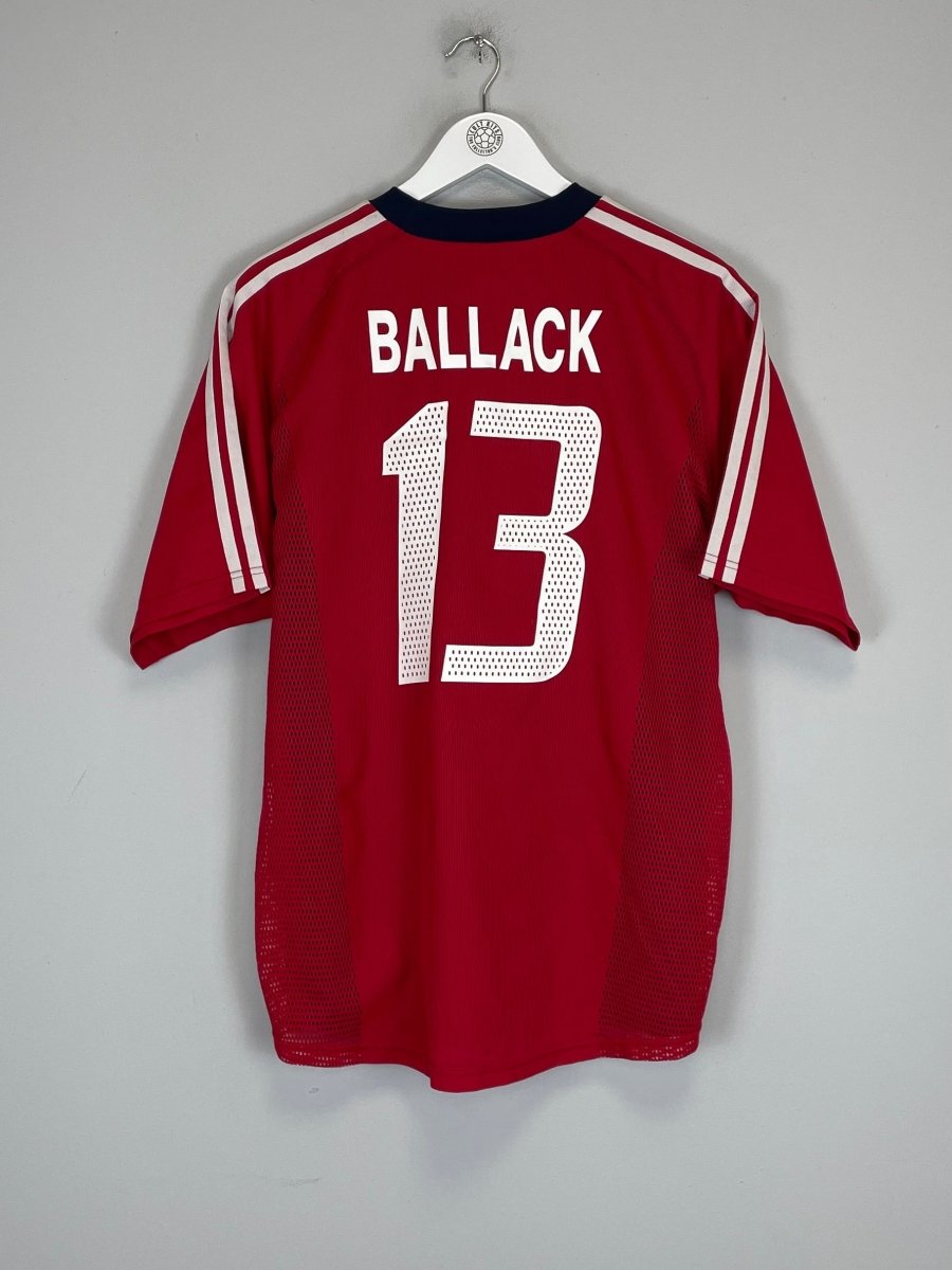 2002/03 BAYERN MUNICH BALLACK 13 *PLAYER ISSUE* HOME SHIRT (L) ADIDAS - Cult Kits - Large - Buy Vintage Football Shirts, Authentic Retro Football Shirts For Sale, Classic Football Shirts & Soccer Jersey