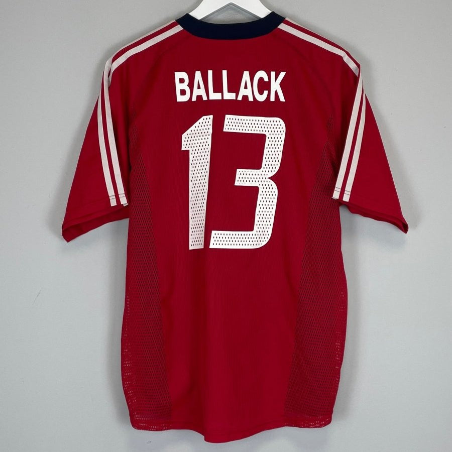 2002/03 BAYERN MUNICH BALLACK 13 *PLAYER ISSUE* HOME SHIRT (L) ADIDAS - Cult Kits - Large - Buy Vintage Football Shirts, Authentic Retro Football Shirts For Sale, Classic Football Shirts & Soccer Jersey