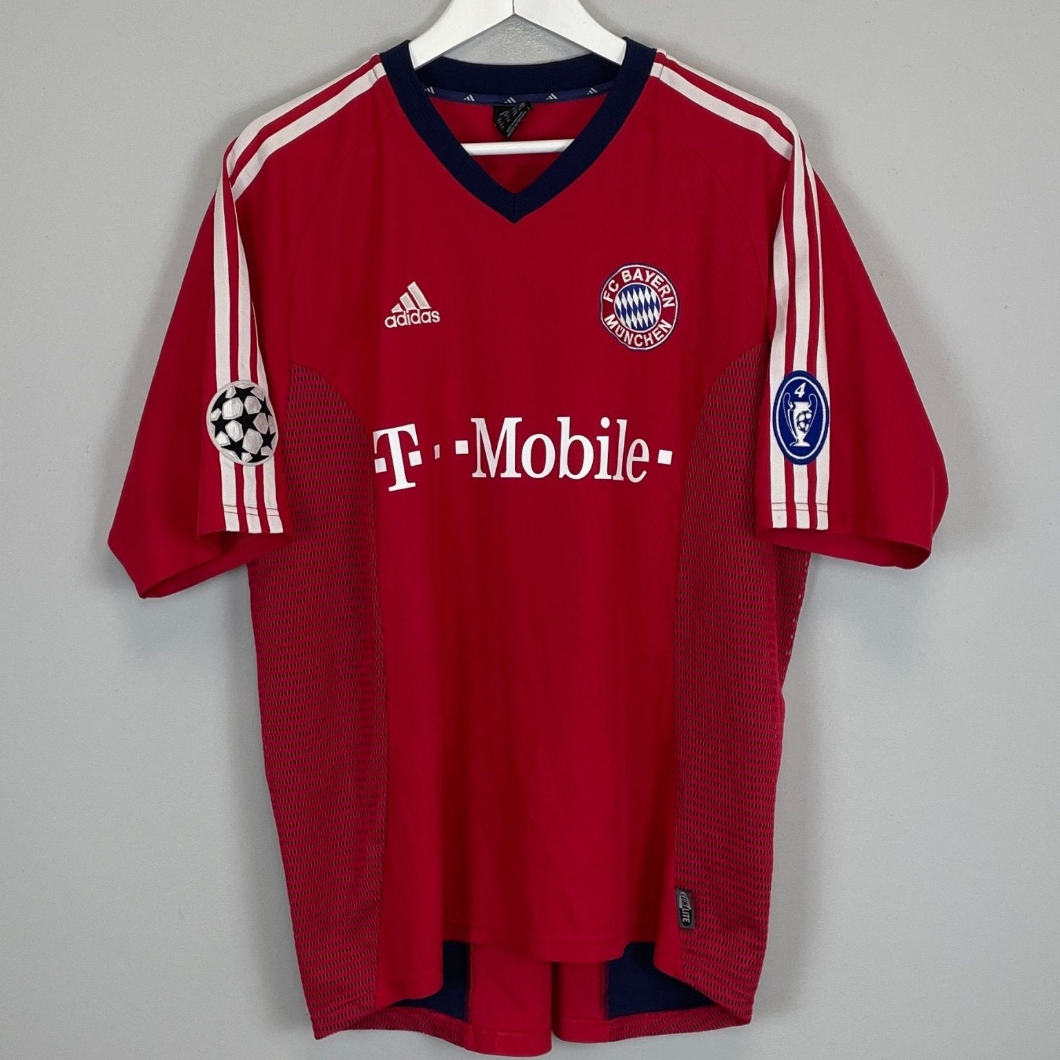 Shop 2002/03 BAYERN MUNICH C/L HOME SHIRT (XL) ADIDAS, classic football shirts, vintage football shirts & retro soccer jerseys at Cult Kits