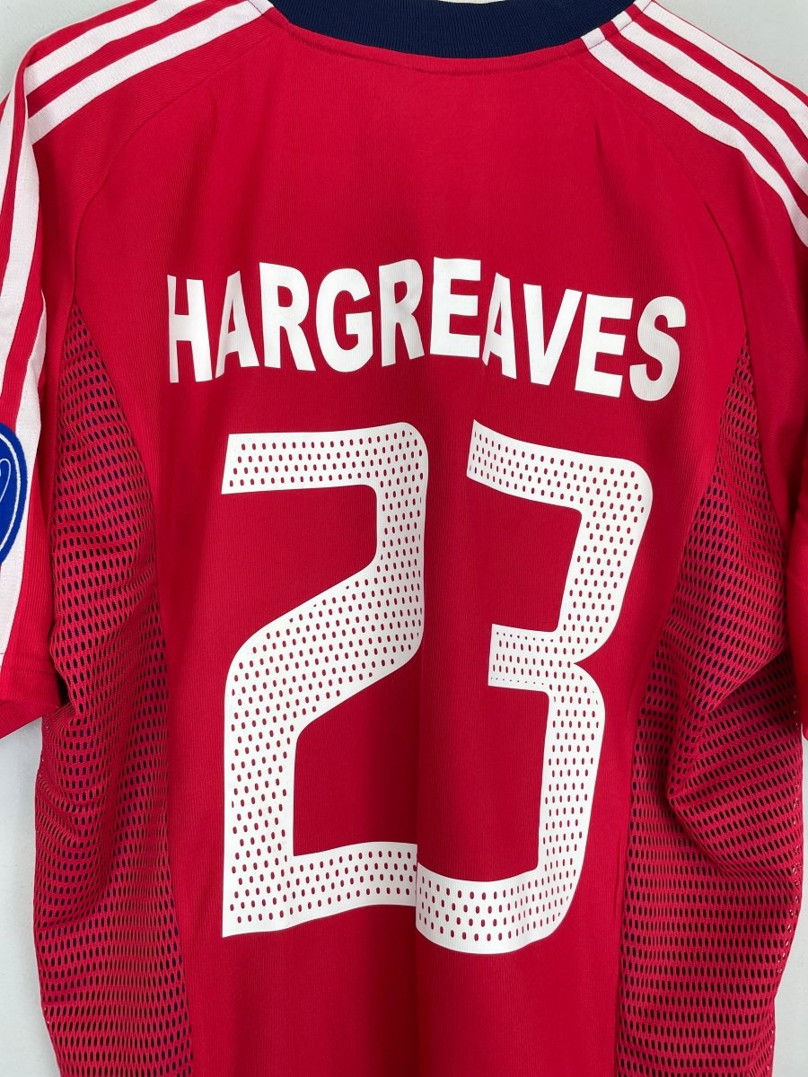 2002/03 BAYERN MUNICH HARGREAVES 23 C/L *BNWT* HOME SHIRT (L) ADIDAS - Cult Kits - Large - Buy Vintage Football Shirts, Authentic Retro Football Shirts For Sale, Classic Football Shirts & Soccer Jersey