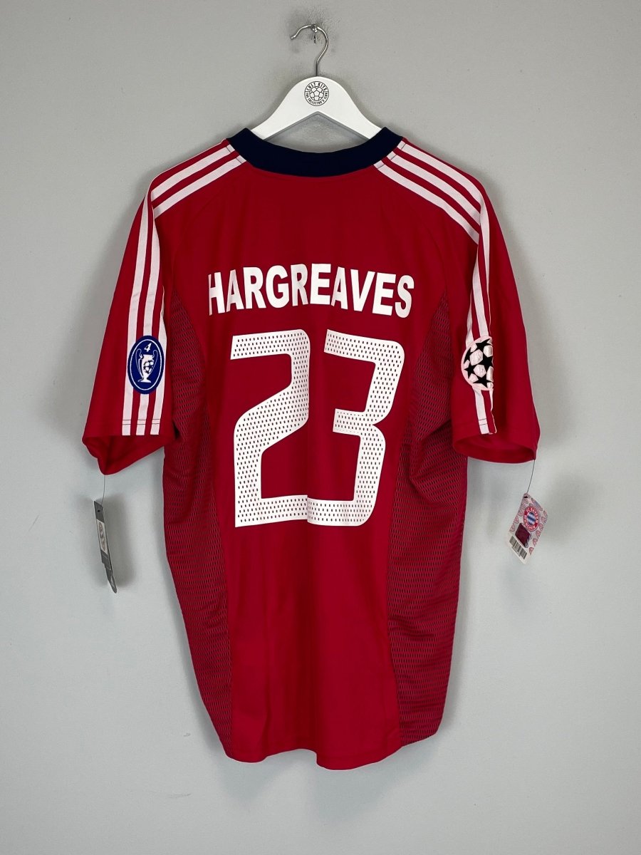 2002/03 BAYERN MUNICH HARGREAVES 23 C/L *BNWT* HOME SHIRT (L) ADIDAS - Cult Kits - Large - Buy Vintage Football Shirts, Authentic Retro Football Shirts For Sale, Classic Football Shirts & Soccer Jersey