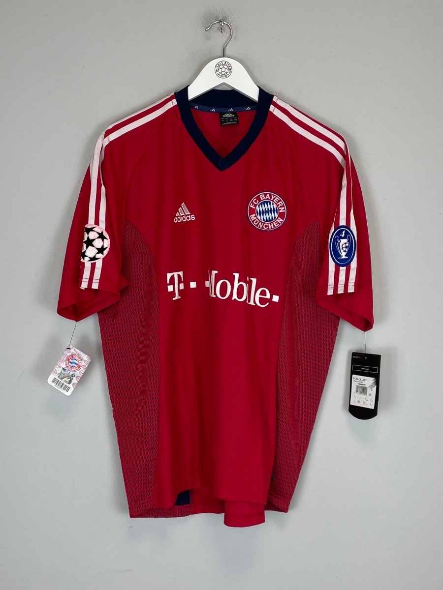 2002/03 BAYERN MUNICH HARGREAVES 23 C/L *BNWT* HOME SHIRT (L) ADIDAS - Cult Kits - Large - Buy Vintage Football Shirts, Authentic Retro Football Shirts For Sale, Classic Football Shirts & Soccer Jersey