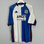 Shop 2002/03 BLACKBURN ROVERS TUGAY #3 HOME SHIRT (L) KAPPA, classic football shirts, vintage football shirts & retro soccer jerseys at Cult Kits