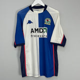 Shop 2002/03 BLACKBURN ROVERS TUGAY #3 HOME SHIRT (L) KAPPA, classic football shirts, vintage football shirts & retro soccer jerseys at Cult Kits