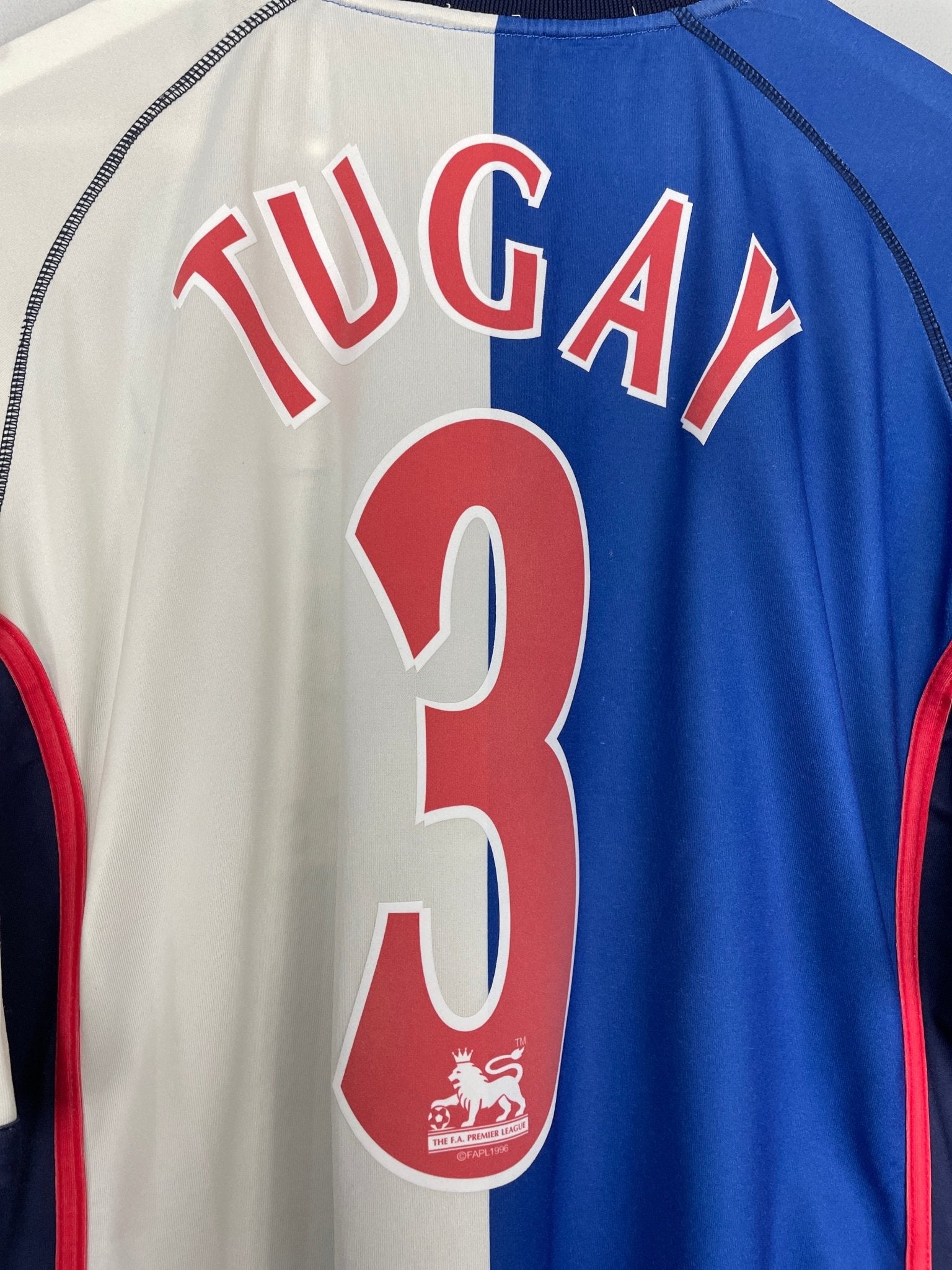 Shop 2002/03 BLACKBURN ROVERS TUGAY #3 HOME SHIRT (L) KAPPA, classic football shirts, vintage football shirts & retro soccer jerseys at Cult Kits
