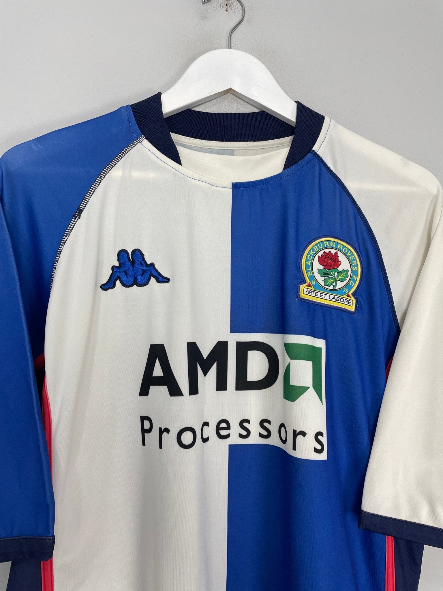 Shop 2002/03 BLACKBURN ROVERS TUGAY #3 HOME SHIRT (L) KAPPA, classic football shirts, vintage football shirts & retro soccer jerseys at Cult Kits