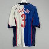 Shop 2002/03 BLACKBURN ROVERS TUGAY #3 HOME SHIRT (L) KAPPA, classic football shirts, vintage football shirts & retro soccer jerseys at Cult Kits