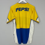 Shop 2002/03 BOCA JUNIORS AWAY SHIRT (M) NIKE, classic football shirts, vintage football shirts & retro soccer jerseys at Cult Kits