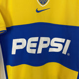 Shop 2002/03 BOCA JUNIORS AWAY SHIRT (M) NIKE, classic football shirts, vintage football shirts & retro soccer jerseys at Cult Kits