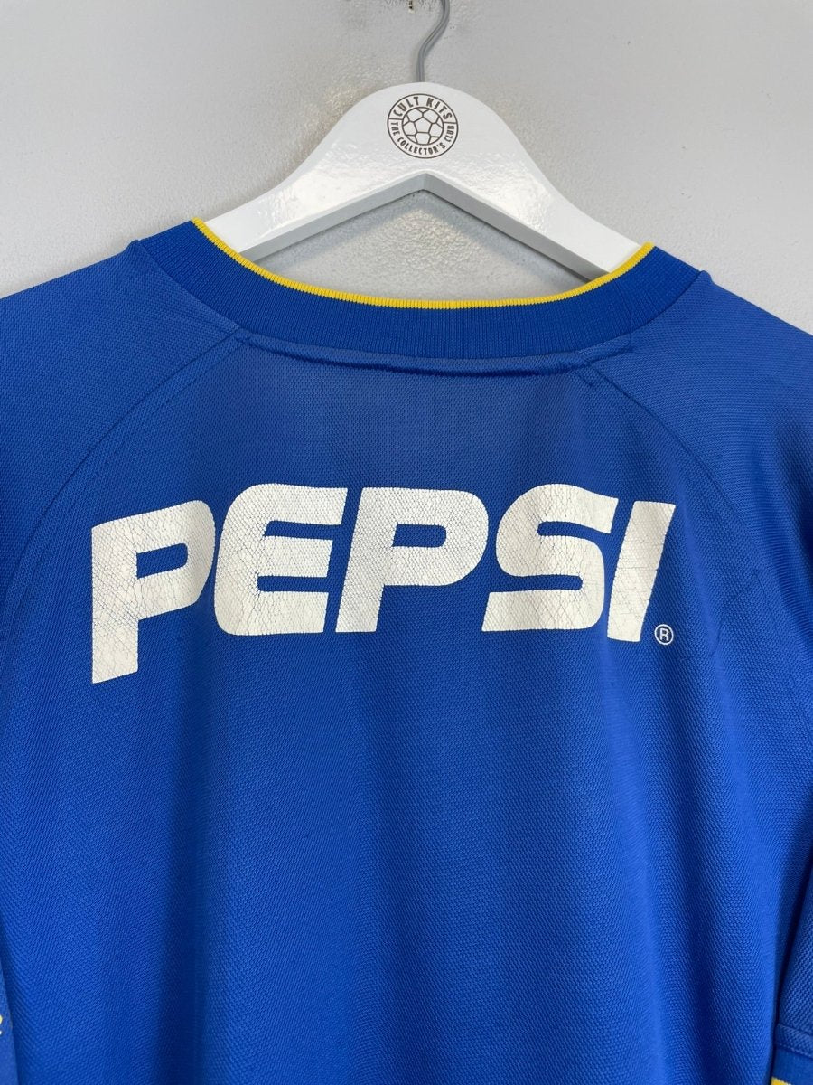 2002/03 BOCA JUNIORS HOME SHIRT (L) NIKE - Cult Kits - Large - Buy Vintage Football Shirts, Authentic Retro Football Shirts For Sale, Classic Football Shirts & Soccer Jersey