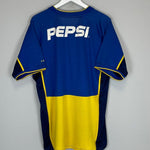 2002/03 BOCA JUNIORS HOME SHIRT (L) NIKE - Cult Kits - Large - Buy Vintage Football Shirts, Authentic Retro Football Shirts For Sale, Classic Football Shirts & Soccer Jersey