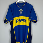 2002/03 BOCA JUNIORS HOME SHIRT (L) NIKE - Cult Kits - Large - Buy Vintage Football Shirts, Authentic Retro Football Shirts For Sale, Classic Football Shirts & Soccer Jersey