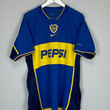 2002/03 BOCA JUNIORS HOME SHIRT (L) NIKE - Cult Kits - Large - Buy Vintage Football Shirts, Authentic Retro Football Shirts For Sale, Classic Football Shirts & Soccer Jersey