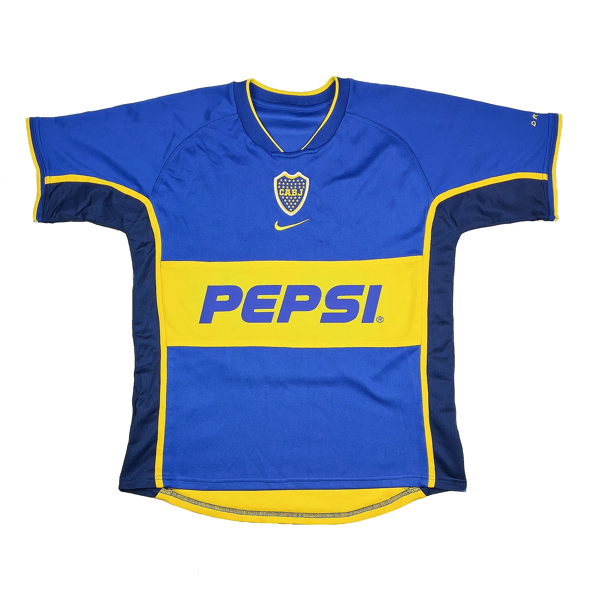 Buy 2002/03 BOCA JUNIORS HOME SHIRT (S) NIKE ~ Free worldwide shipping available ~ Authentic Vintage Football Shirts from Cult Kits