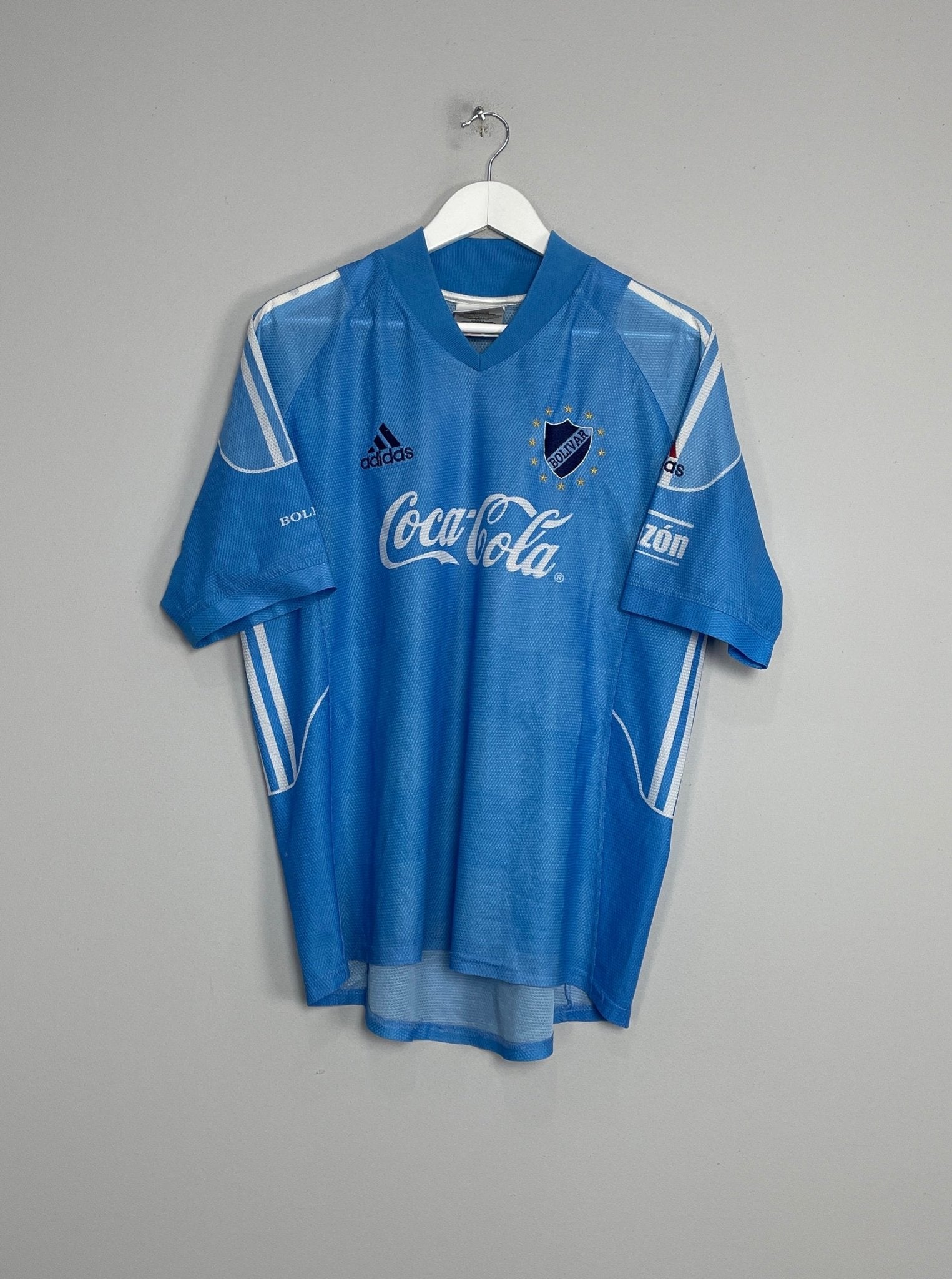 Shop 2002/03 BOLIVAR HOME SHIRT (S) ADIDAS, classic football shirts, vintage football shirts & retro soccer jerseys at Cult Kits