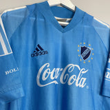 Shop 2002/03 BOLIVAR HOME SHIRT (S) ADIDAS, classic football shirts, vintage football shirts & retro soccer jerseys at Cult Kits
