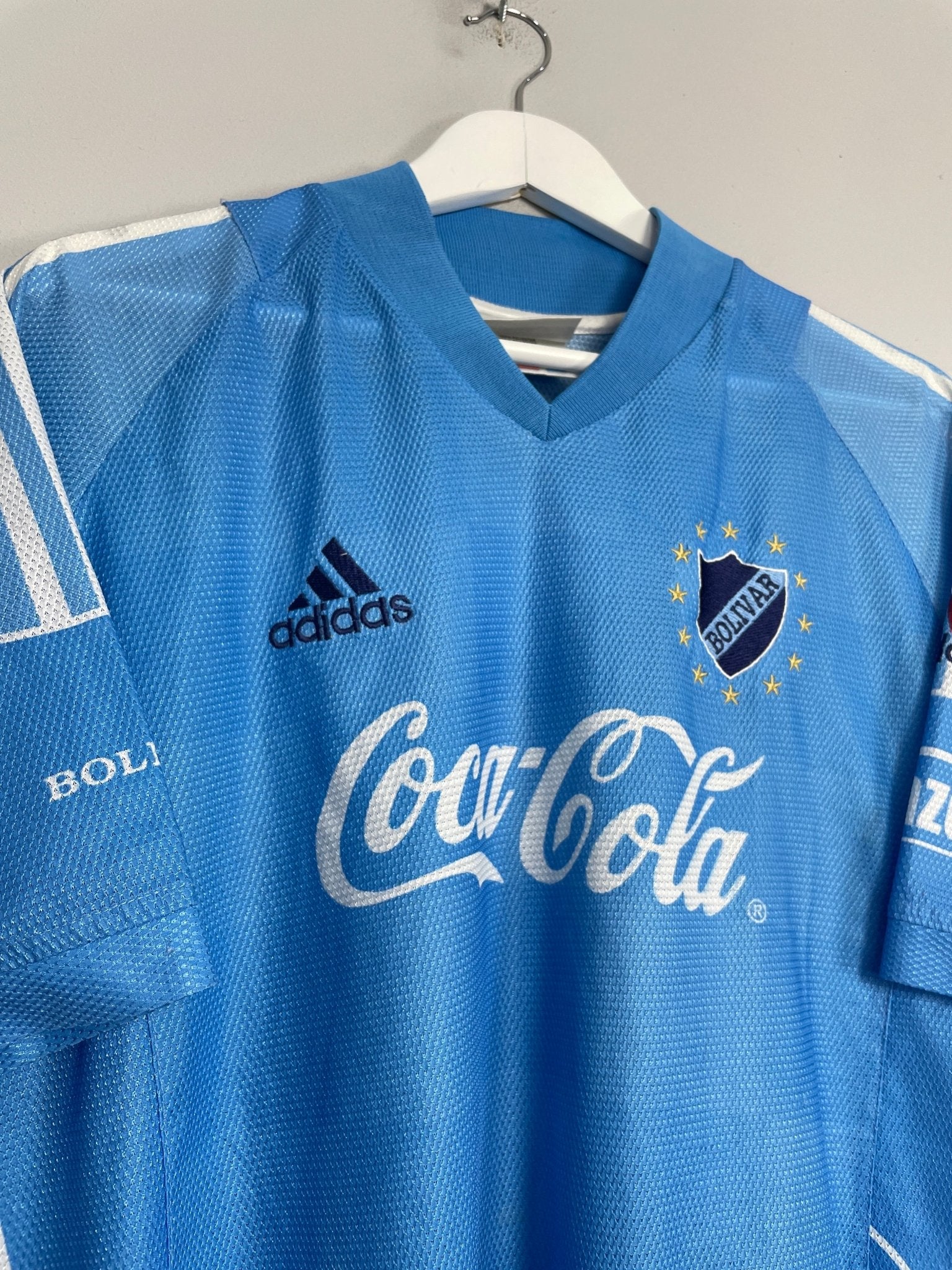 Shop 2002/03 BOLIVAR HOME SHIRT (S) ADIDAS, classic football shirts, vintage football shirts & retro soccer jerseys at Cult Kits