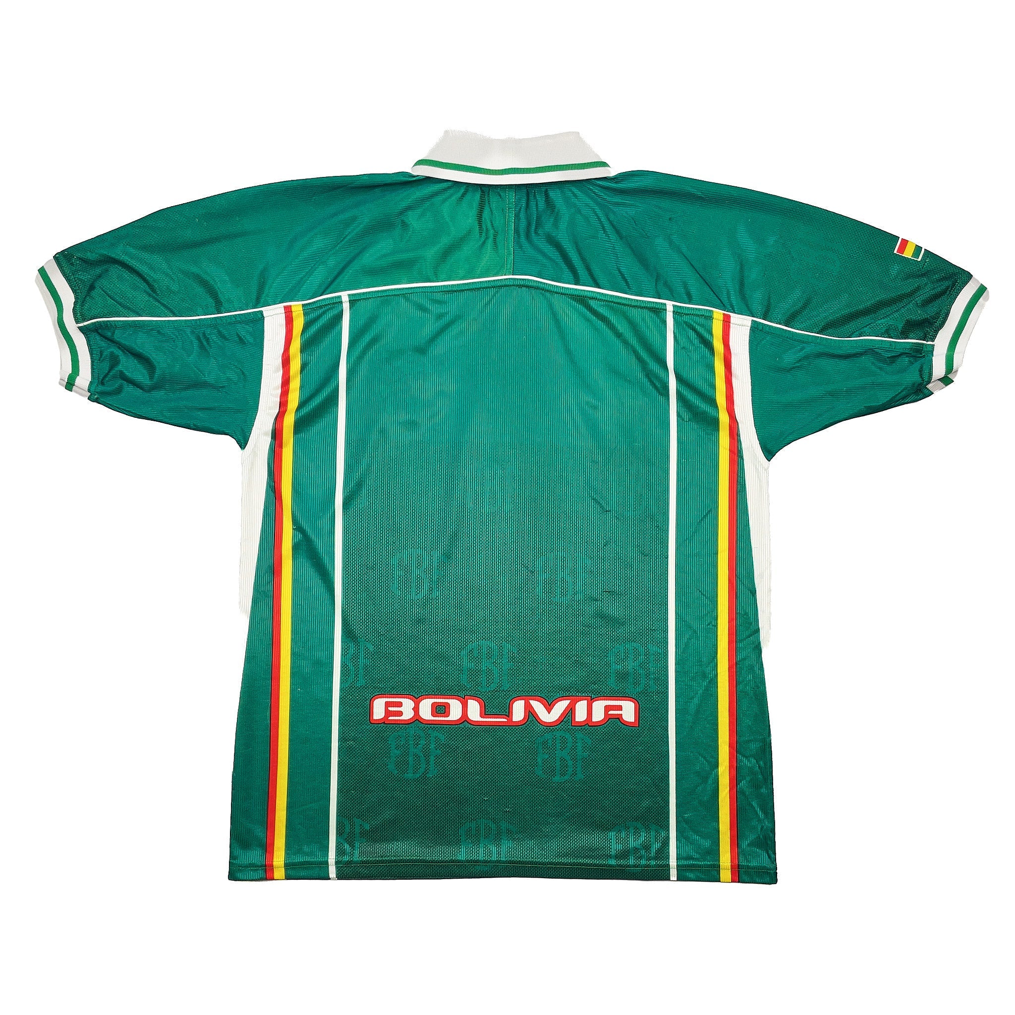 Buy 2002/03 Bolivia Home Shirt (L) Atletica ~ Free worldwide shipping available ~ Authentic Vintage Football Shirts from Cult Kits