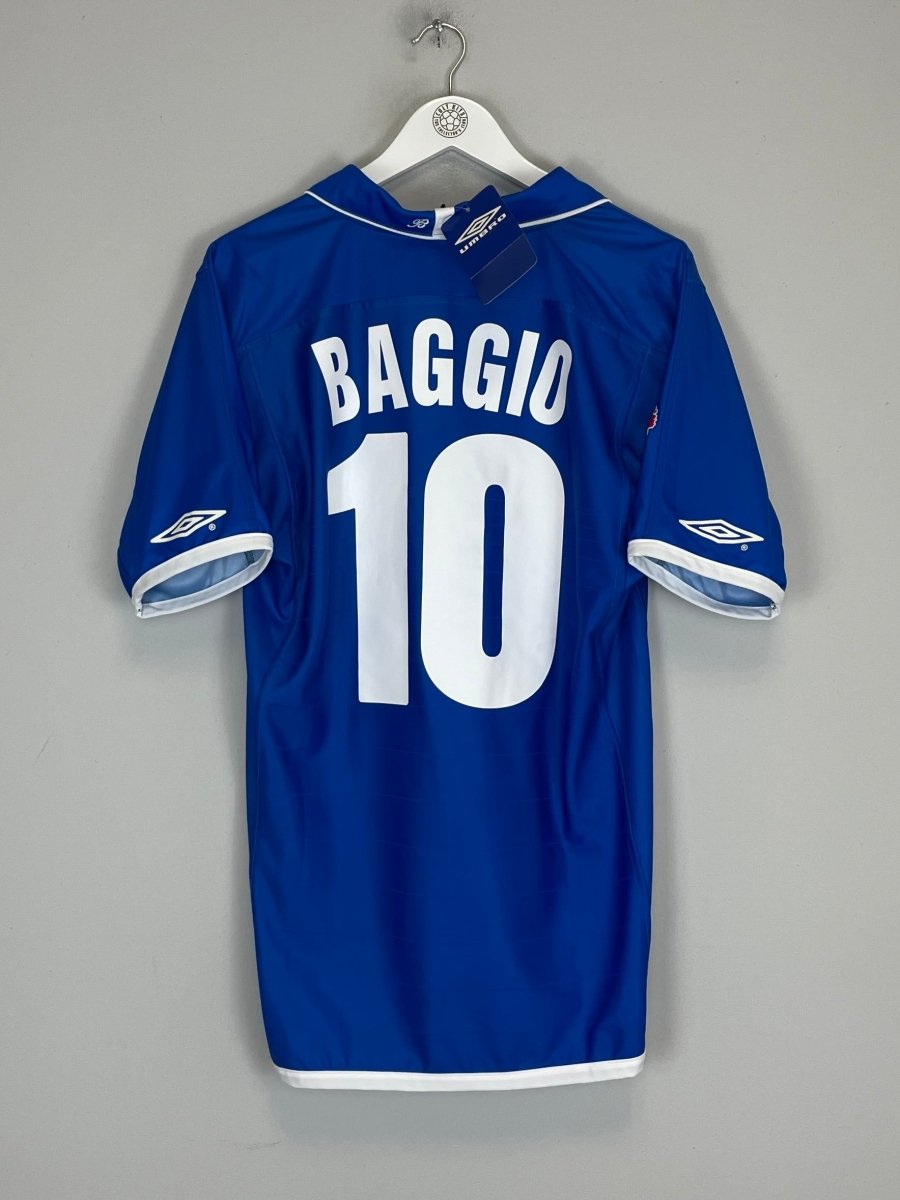 2002/03 BRESCIA BAGGIO 10 *BNWT* HOME SHIRT (L) UMBRO - Cult Kits - Large - Buy Vintage Football Shirts, Authentic Retro Football Shirts For Sale, Classic Football Shirts & Soccer Jersey