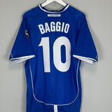 2002/03 BRESCIA BAGGIO 10 HOME SHIRT (M) UMBRO - Cult Kits - Medium - Buy Vintage Football Shirts, Authentic Retro Football Shirts For Sale, Classic Football Shirts & Soccer Jersey