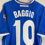 2002/03 BRESCIA BAGGIO 10 HOME SHIRT (M) UMBRO - Cult Kits - Medium - Buy Vintage Football Shirts, Authentic Retro Football Shirts For Sale, Classic Football Shirts & Soccer Jersey