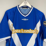 2002/03 BRESCIA BAGGIO 10 HOME SHIRT (M) UMBRO - Cult Kits - Medium - Buy Vintage Football Shirts, Authentic Retro Football Shirts For Sale, Classic Football Shirts & Soccer Jersey