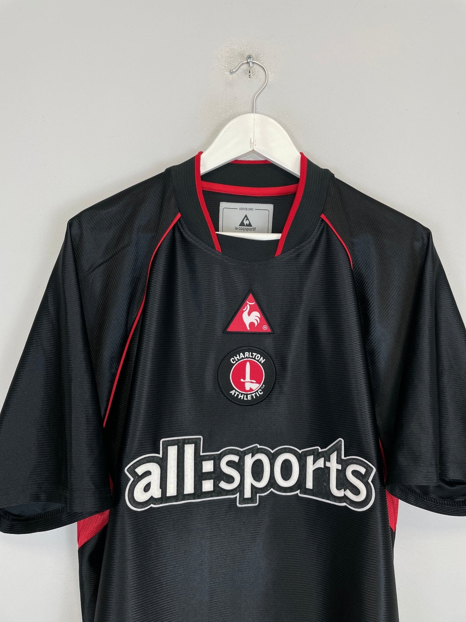 Shop 2002/03 CHARLTON ATHLETIC JOHANSSON #21 AWAY SHIRT (XL) LE COQ, classic football shirts, vintage football shirts & retro soccer jerseys at Cult Kits