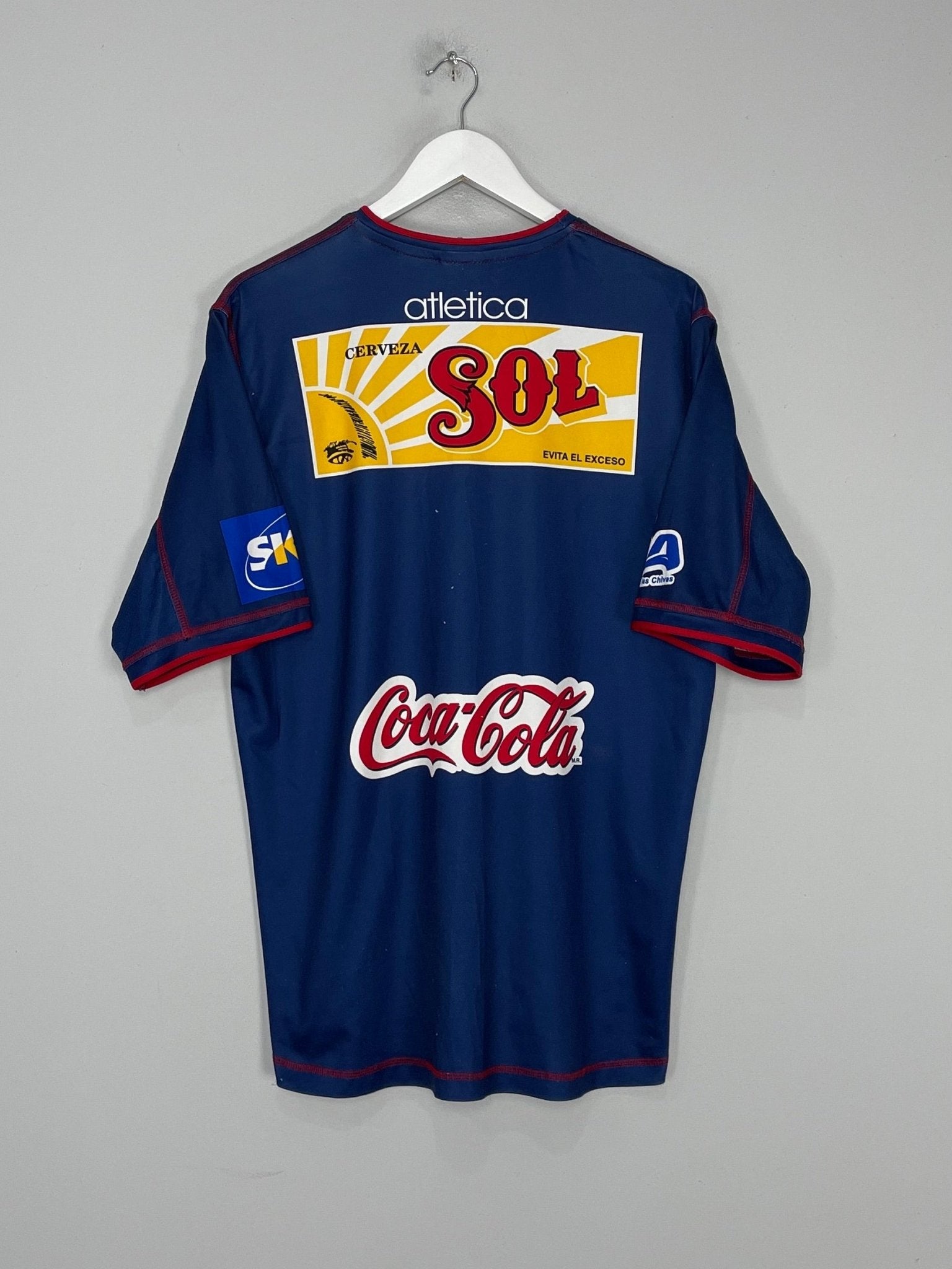 Shop 2002/03 CHIVAS GUADALAJARA AWAY SHIRT (L) ATLETICA, classic football shirts, vintage football shirts & retro soccer jerseys at Cult Kits