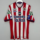 Shop 2002/03 CHIVAS GUADALAJARA HOME SHIRT (XL) ATLETICA, classic football shirts, vintage football shirts & retro soccer jerseys at Cult Kits