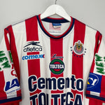 Shop 2002/03 CHIVAS GUADALAJARA HOME SHIRT (XL) ATLETICA, classic football shirts, vintage football shirts & retro soccer jerseys at Cult Kits