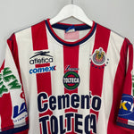 Shop 2002/03 CHIVAS GUADALAJARA HOME SHIRT (XL) ATLETICA, classic football shirts, vintage football shirts & retro soccer jerseys at Cult Kits