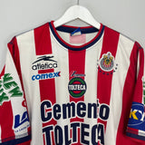Shop 2002/03 CHIVAS GUADALAJARA HOME SHIRT (XL) ATLETICA, classic football shirts, vintage football shirts & retro soccer jerseys at Cult Kits