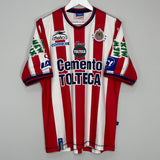 Shop 2002/03 CHIVAS GUADALAJARA HOME SHIRT (XL) ATLETICA, classic football shirts, vintage football shirts & retro soccer jerseys at Cult Kits