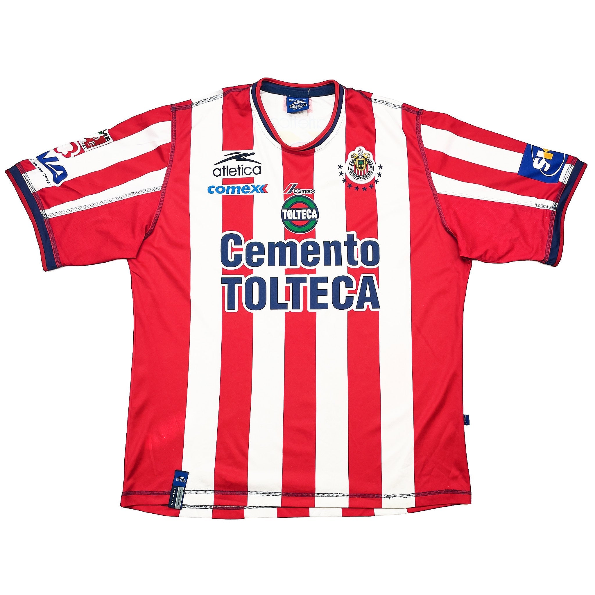 Buy 2002/03 Chivas Guadalajara Home Shirt (XXL) Atletica ~ Free worldwide shipping available ~ Authentic Vintage Football Shirts from Cult Kits