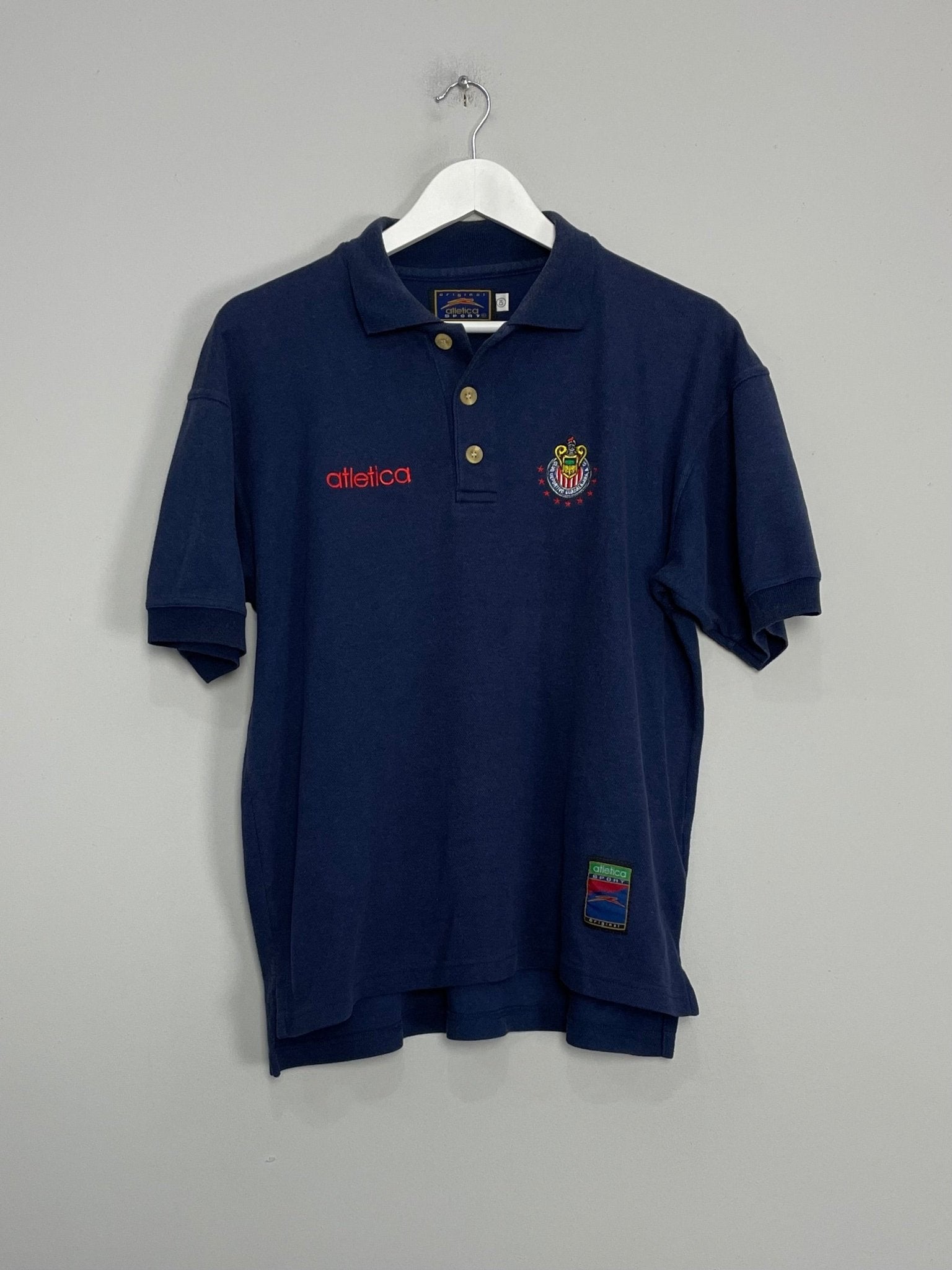 Shop 2002/03 CHIVAS GUADALAJARA POLO SHIRT (S) ATLETICA, classic football shirts, vintage football shirts & retro soccer jerseys at Cult Kits