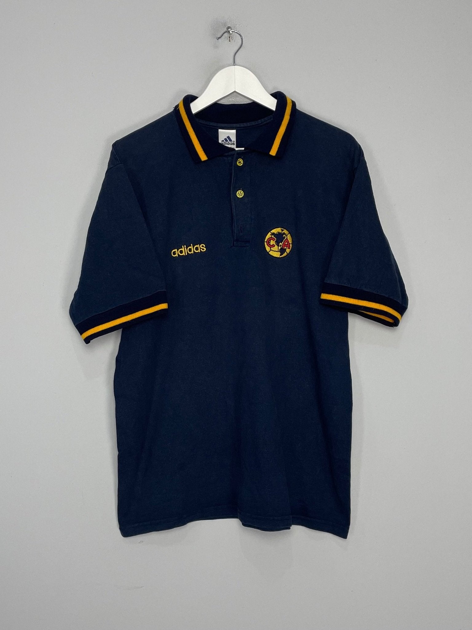 Shop 2002/03 CLUB AMERICA POLO SHIRT (M) ADIDAS, classic football shirts, vintage football shirts & retro soccer jerseys at Cult Kits