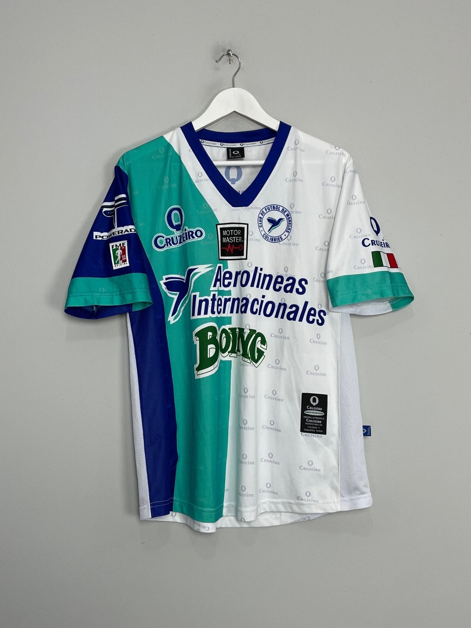 Shop 2002/03 COLIBRIES DE MORELOS HOME SHIRT (L) CRUZEIRO, classic football shirts, vintage football shirts & retro soccer jerseys at Cult Kits