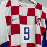 Shop 2002/03 CROATIA SUKER #9 HOME SHIRT (L) NIKE, classic football shirts, vintage football shirts & retro soccer jerseys at Cult Kits