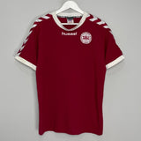 Shop 2002/03 DENMARK HOME SHIRT (L) HUMMEL, classic football shirts, vintage football shirts & retro soccer jerseys at Cult Kits