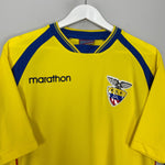 Shop 2002/03 ECUADOR HOME SHIRT (L) MARATHON, classic football shirts, vintage football shirts & retro soccer jerseys at Cult Kits