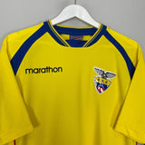 Shop 2002/03 ECUADOR HOME SHIRT (L) MARATHON, classic football shirts, vintage football shirts & retro soccer jerseys at Cult Kits