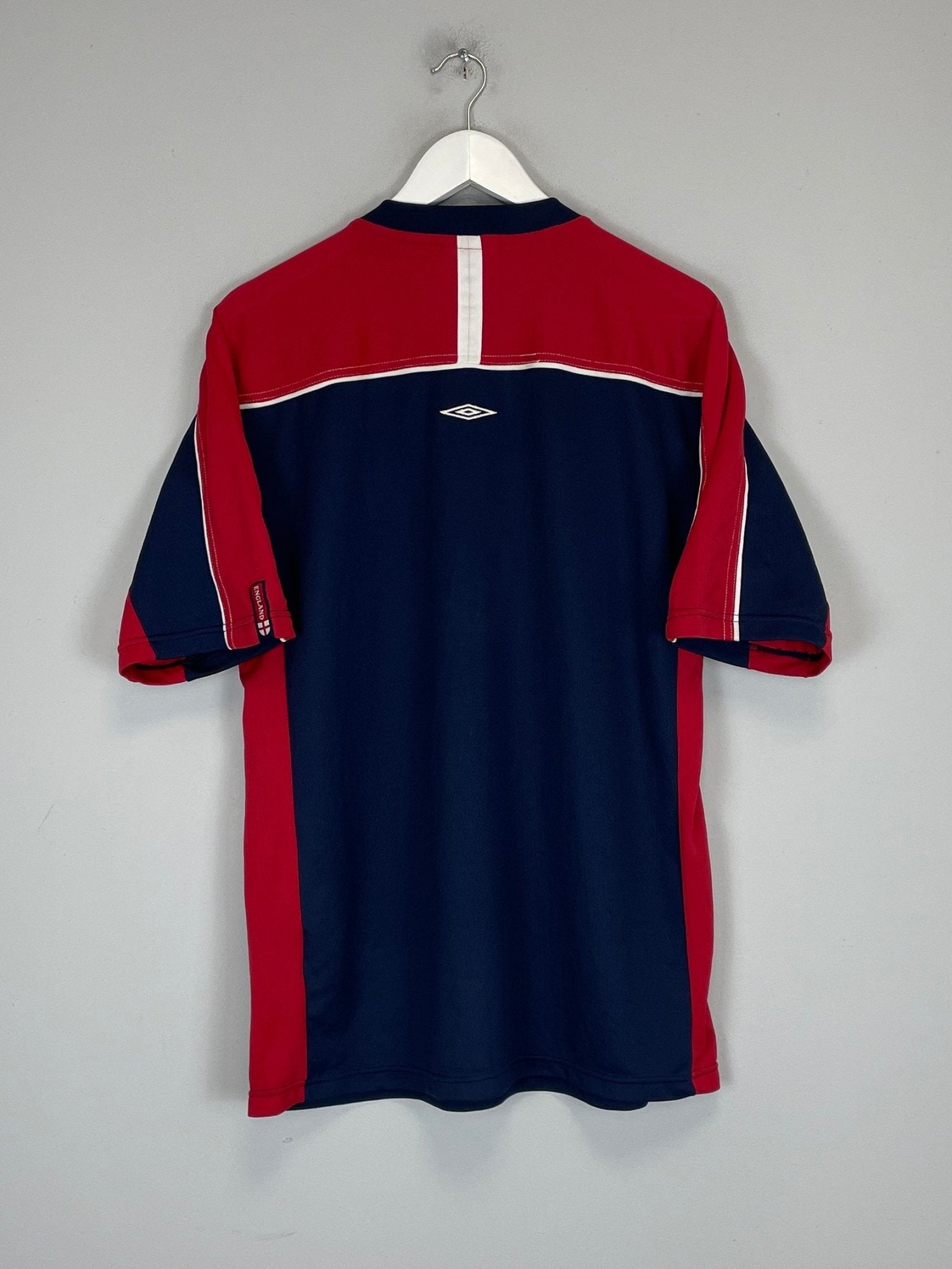 Shop 2002/03 ENGLAND TRAINING SHIRT (L) UMBRO, classic football shirts, vintage football shirts & retro soccer jerseys at Cult Kits