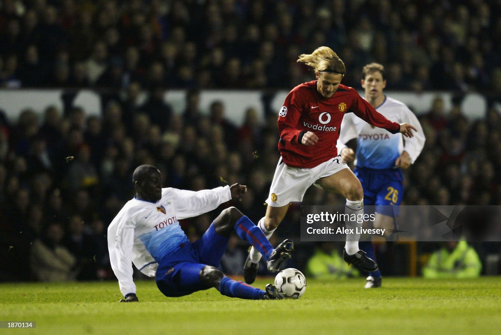 Buy 2002/03 FC BASEL ATOUBA 24 *MATCH WORN VS MANCHESTER UNITED* AWAY SHIRT (XL) NIKE ~ Free worldwide shipping available ~ Authentic Vintage Football Shirts from Cult Kits