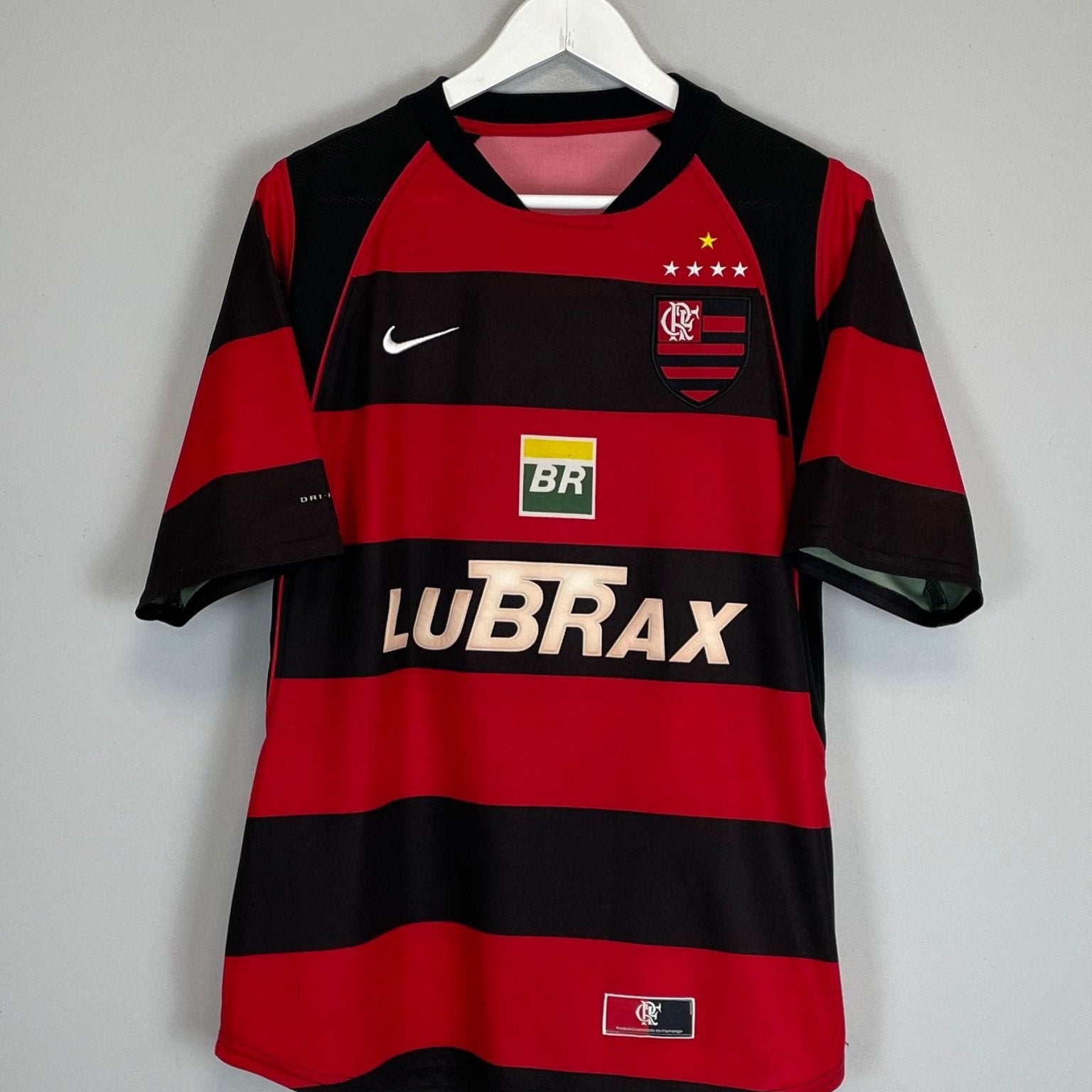 Shop 2002/03 FLAMENGO #10 HOME SHIRT (M) NIKE, classic football shirts, vintage football shirts & retro soccer jerseys at Cult Kits