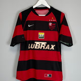 Shop 2002/03 FLAMENGO #10 HOME SHIRT (M) NIKE, classic football shirts, vintage football shirts & retro soccer jerseys at Cult Kits