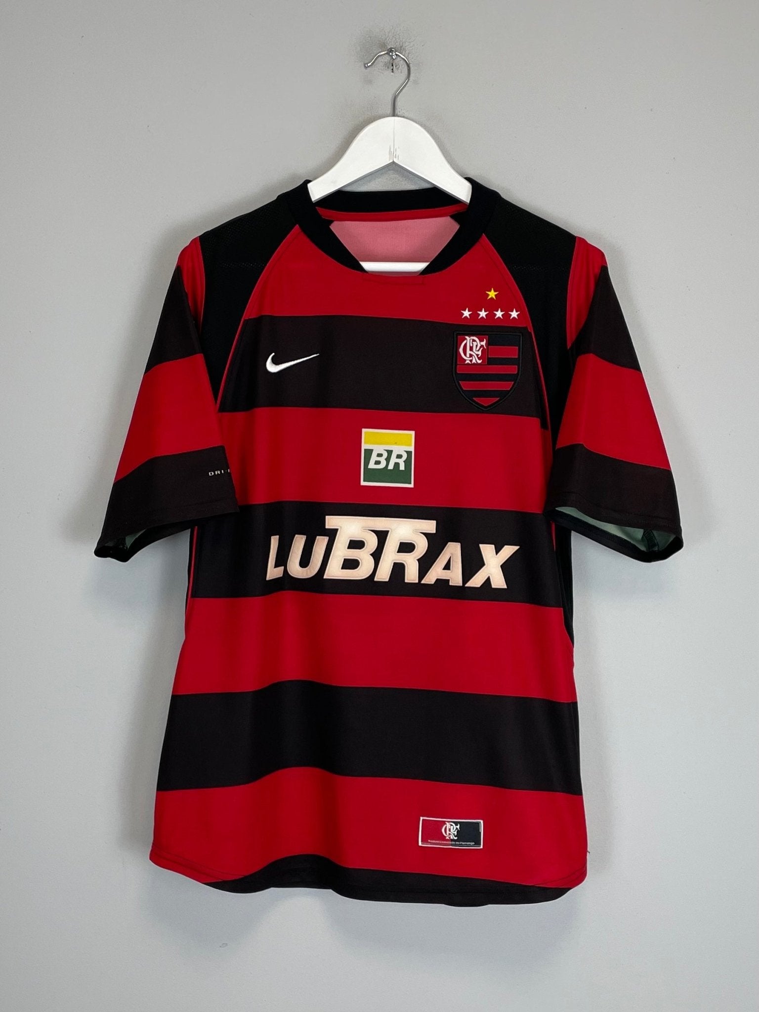 Shop 2002/03 FLAMENGO #10 HOME SHIRT (M) NIKE, classic football shirts, vintage football shirts & retro soccer jerseys at Cult Kits